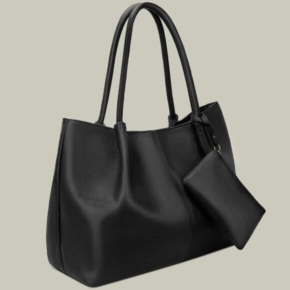Quality Vegan Leather Tote Bag - Spacious, Elegant & Versatile for All Occasions - Picture 2 of 7